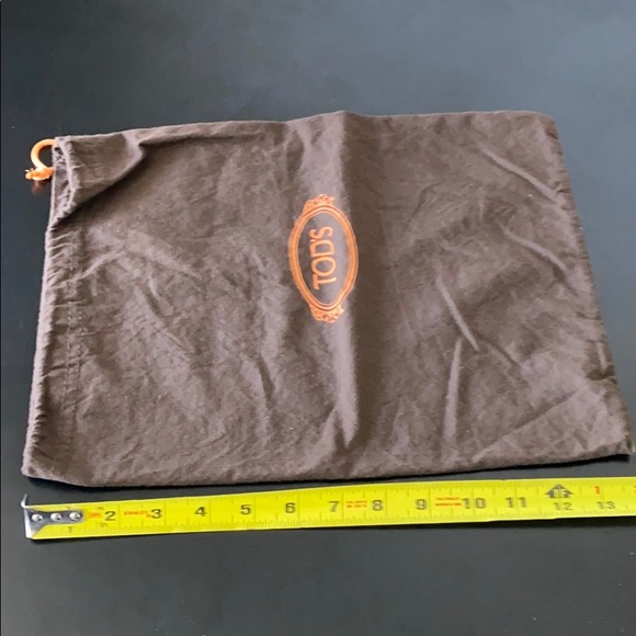 Tod’s Shoe Cotton Brown Dust Bags Set (2) - Picture 5 of 5
